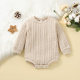 Autumn and Winter Baby Boy And Girl  Covered Jumpsuit Bodysuit Children's Clothing
