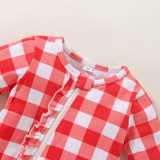 Newborn Boys and Girls Festive Christmas Covered Foot Bodysuit Children's Clothing