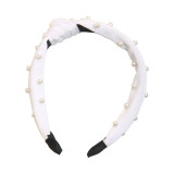 Girl Vintage Gold velvet Beaded Headband Hair Accessories