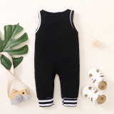 Boy Sleeveless Letter Romper