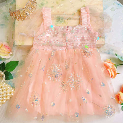 Girls Princess Mesh Skirt Summer Mesh Trendy Little Girl Children's Summer Dress