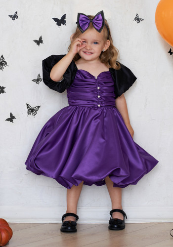 Halloween children's costume cosplay witch party performance costume