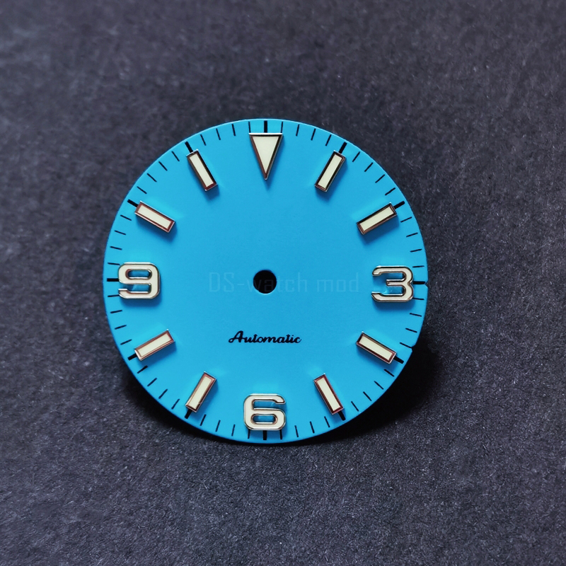 New message】watch dial accessories colourful automatic dial For Skx007  SKX009 abalone Dive watch Turtle NH35  Seik0 Movement 28.5mm dial