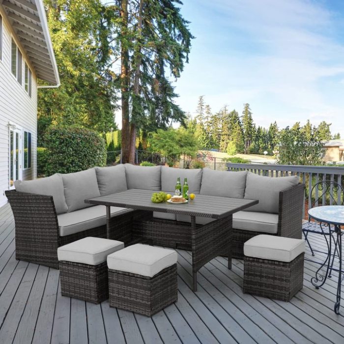 🔥Clearance Sale | Hurry Up❗❗❗7 Pieces Outdoor Patio Furniture Set