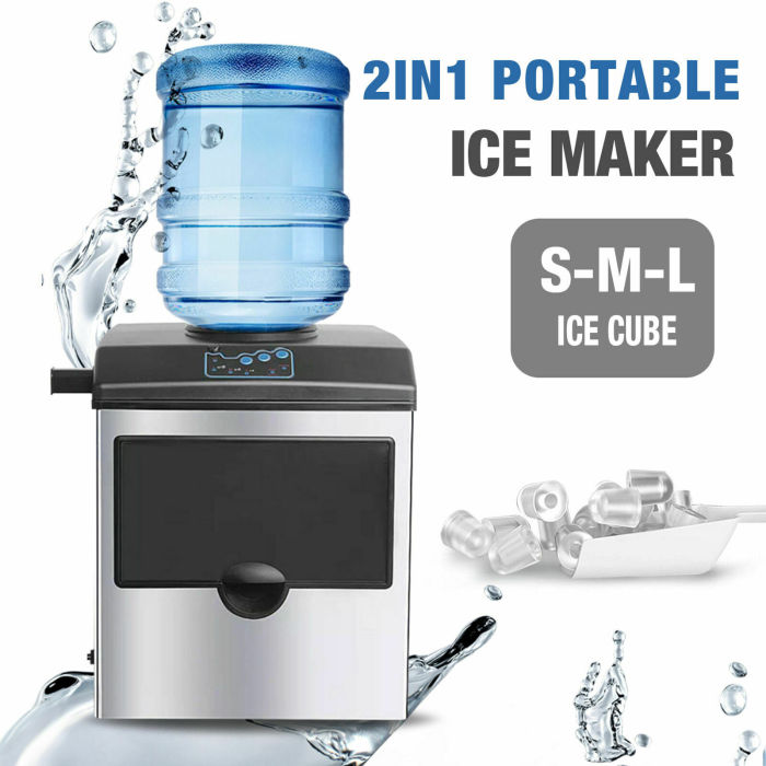 US 399.90 ICE MAKER MACHINE WATER DISPENSER 2 IN 1