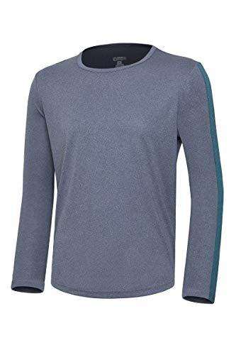 Men's UPF 50+ UV Sunscreen Long Sleeved T-Shirt Quick-Drying, Lightweight, Suitable for Sports and Outdoor Lifestyle