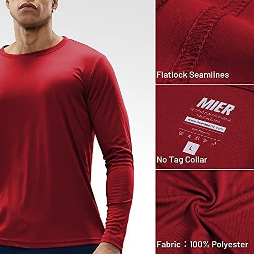 Men's Quick Dry Short Sleeve T-Shirt Lightweight UPF 50+ UV Sun Protection Workout Outdoor Running Shirts