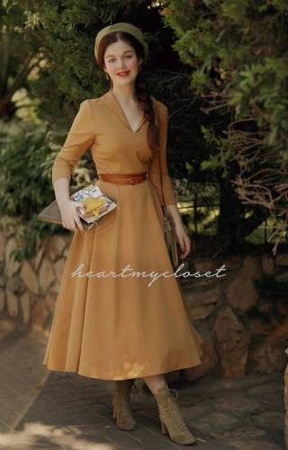 Casablanca - 1950s swing dress custom made