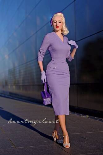 a vintage vogue favourite / custom made dress retro 50s made to measure pinup clothing