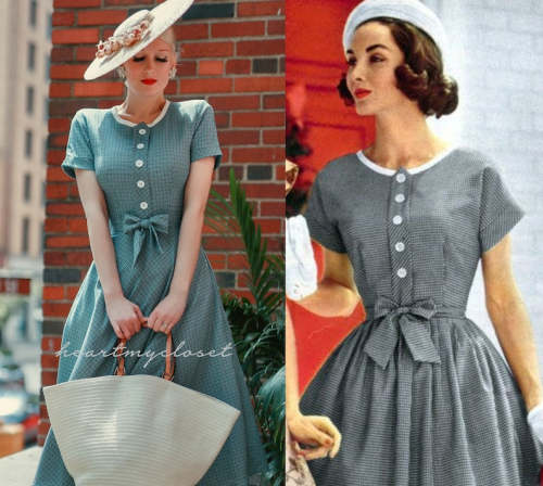 DAISY - famous 1950s vintage dress inspired rockabilly custom made