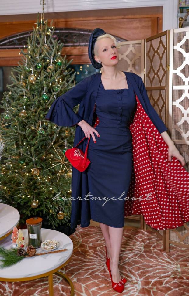 KELLY coat AND dress- famous 1950s vintage inspired rockabilly custom made