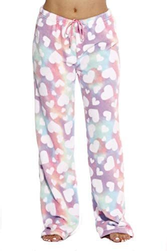Just Love Women's Cute Character Print Plush Pajama Pants - Petite to Plus Size
