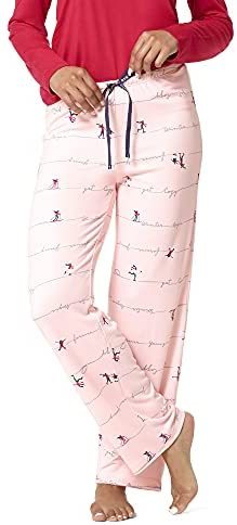 Women's Printed Knit Long Pajama Sleep Pant