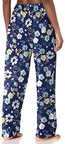 Women's Printed Knit Long Pajama Sleep Pant