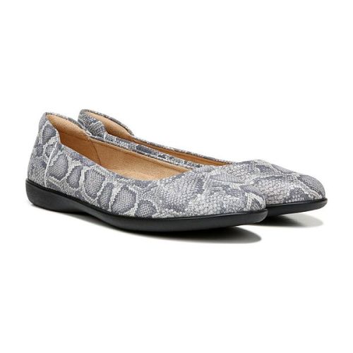 Naturalizer Flexy Pewter Snake Print Leather