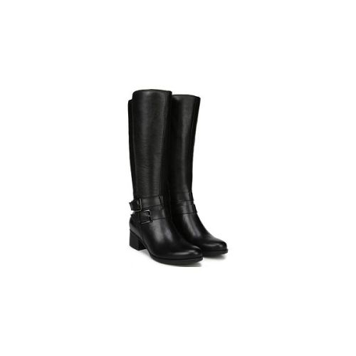 Naturalizer Dale Wide Calf Waterproof Tall Black Leather