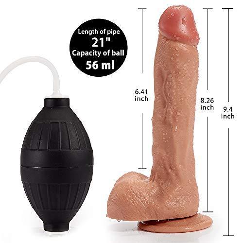 Fondjoy 9.5-Inch Squirting G-spot Ejaculating Dildo with strong suction cup