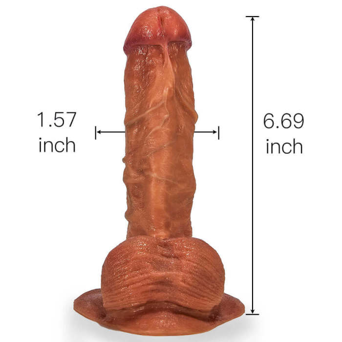 6.3-Inch Ultra Realistic Dildo with Suction Cup