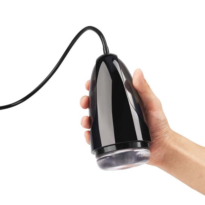 Visible Sucking Vibrating Male Stroker with Controlling Handle