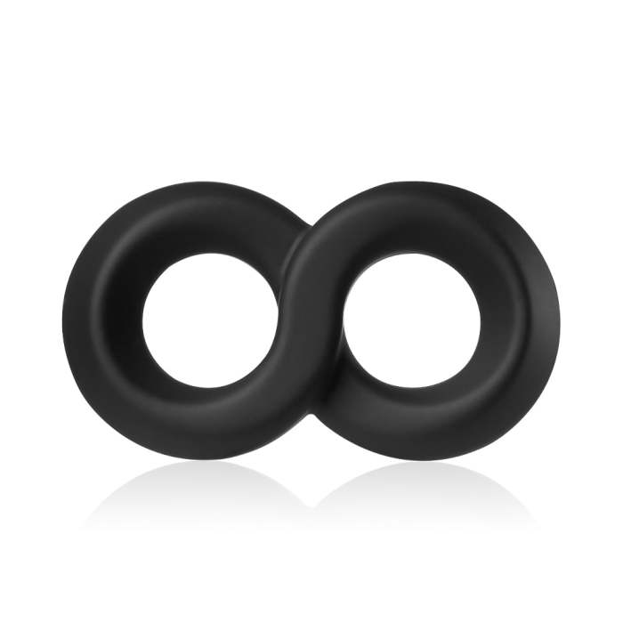Thick Soft Infinite Loop Doubled Restraint Penis Ring