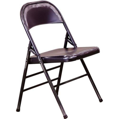 Bristow 4/Ctn Steel Folding Chair - Antique Black