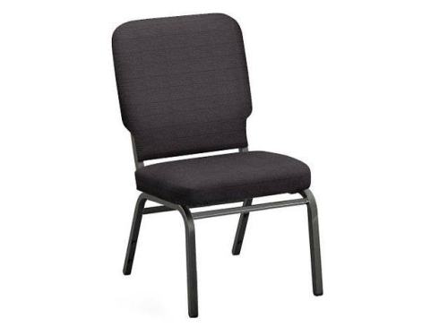 NBF Signature Series Solid Upholstery Armless Big & Tall Wingback Stack Chair