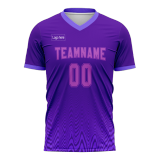 Custom Purple Authentic Mesh Footbal Jersey