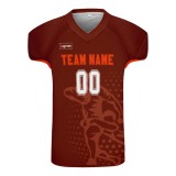 Custom Maroon Rugby Supporters Jersey
