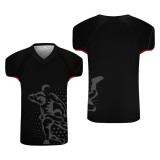 Custom Black Nations of Rugby Jersey