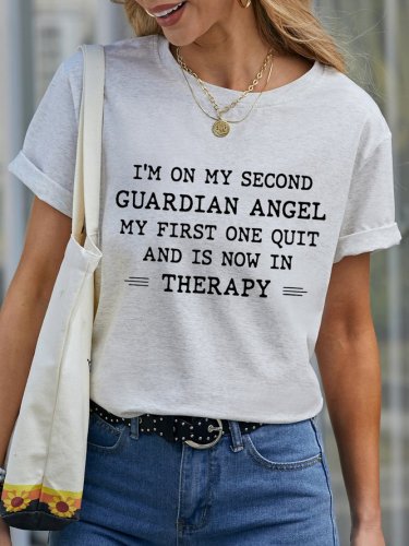 I 'M On Second Guardian Angel Casual Shirts & Tops
