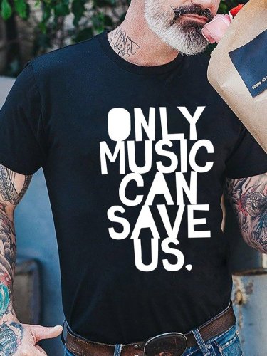 Only Music Can Save Us Men's T-shirt
