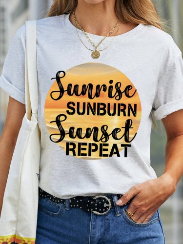 Sunrise Sunset Repeat Women's T-Shirt
