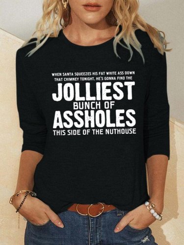 Jolliest Bunch of A-Holes Women's Sweatshirt