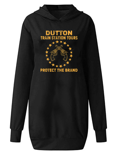Rip And Beth Dutton Train Station Tour Protect The Brand Women's Pocket Hoodies