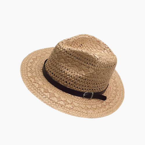 Summer Casual Sun hats for Women Fashion Jazz Hat Man Beach Trilby Sunhat Straw Panama Hat Hollow Belt Sun Visor Caps