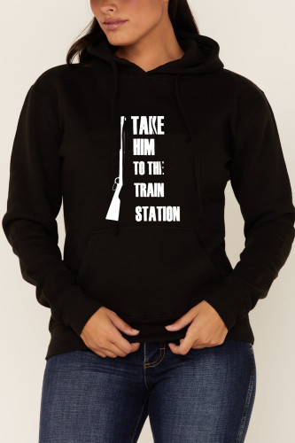 Pure Cutton outfit ideas take him to train station quotes women's oversized hoodies