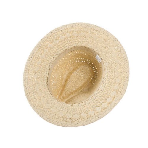 New Hollow Straw Sun Hats for Women Trilby Summer Panama Hats with Wide Brim Beach UV Hat Viseras Mujer Zomer Hoeden