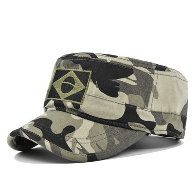 Brazilian military fan duck tongue cap men's camouflage baseball cap Brazilian flag military cap