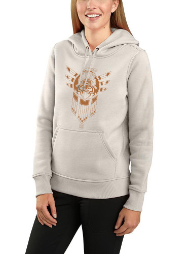 Aztec Native American Feather Indian Pattern Women's Long Sleeve Casual Hoodie with Pocket