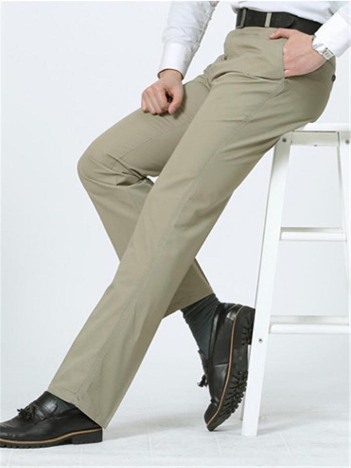 Mens Breathable Lightweight Comfy Plain Casual Pants