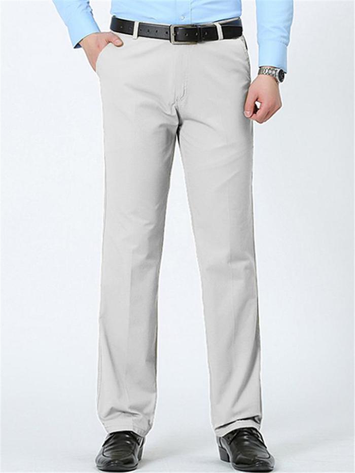Mens Breathable Lightweight Comfy Plain Casual Pants