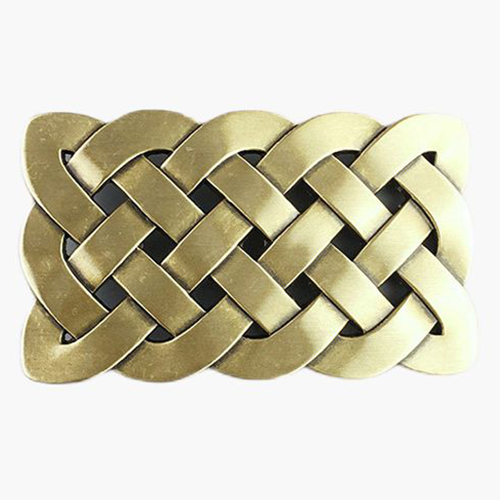 Copper-Plated Celtic Belt Buckle Celtic Generous Knot