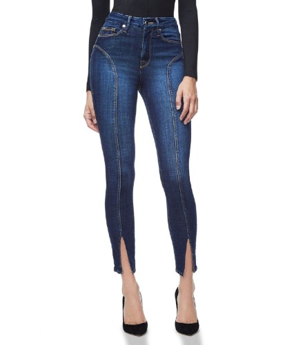 Women's Stretch Denim Pants Jeans Look Skinny High Waist Leggings Trousers