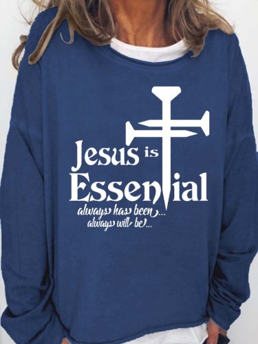 Religion,Jesus,Jesus Is Essential Women's Sweatershirt