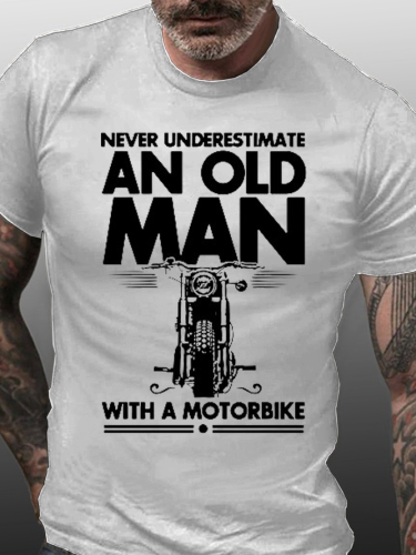 Never Underestimate An Old Man With A Motorbike Shirts&Tops