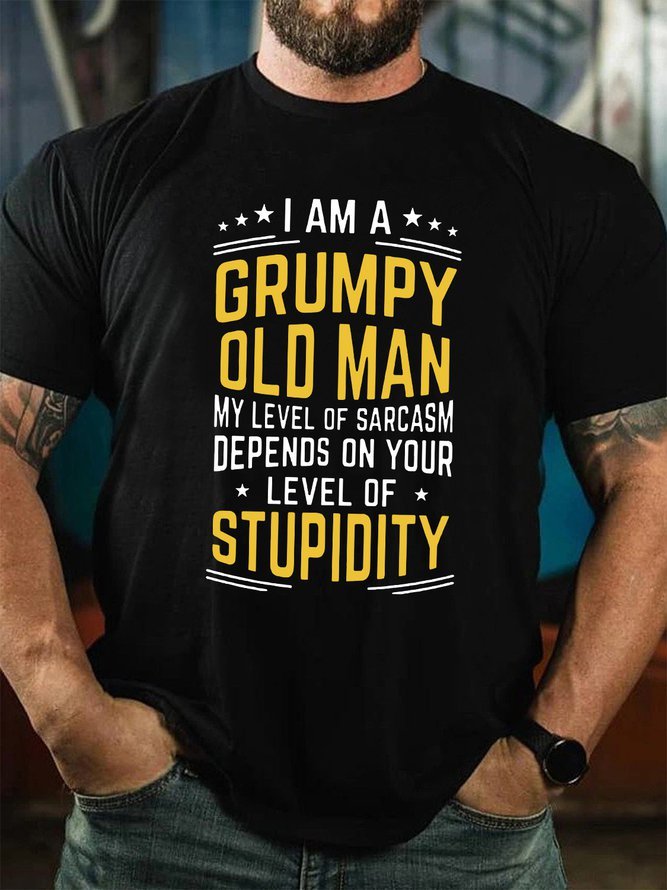 I'm A Grumpy Old Man Casual Short sleeve T-shirt