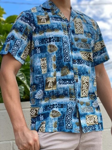 Men's Hawaiian Aloha Casual Summer Shirt