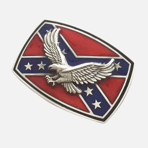 Confederate Flag Belt Buckle Flying Eagle Series Belt Buckle