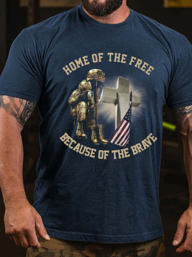 Men's Because Of The Brave Memorial Day T-Shirt