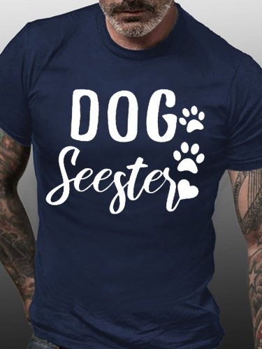 Dog Seester Men's Short Sleeve T-Shirt